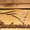 New England Patriots Budweiser Wood Sign