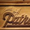 New England Patriots Wood Sign