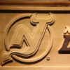 New Jersey Devils Wood Sign