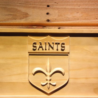 New Orleans Saints 1967-1984 Wood Sign - Legacy Edition neon sign LED