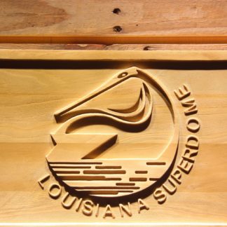 New Orleans Saints 1975-2005 Louisiana Superdome Wood Sign - Legacy Edition neon sign LED