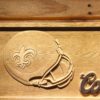 New Orleans Saints Coors Light Helmet Wood Sign