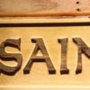 New Orleans Saints Text Wood Sign