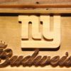 New York Giants Budweiser Wood Sign