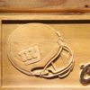 New York Giants Coors Light Helmet Wood Sign