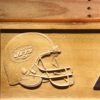 New York Jets Helmet Wood Sign