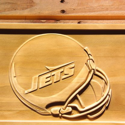 New York Jets Helmet Wood Sign - Legacy Edition neon sign LED
