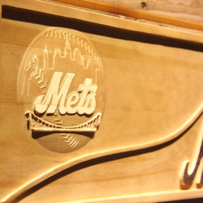 New York Mets Split Wood Sign neon sign LED