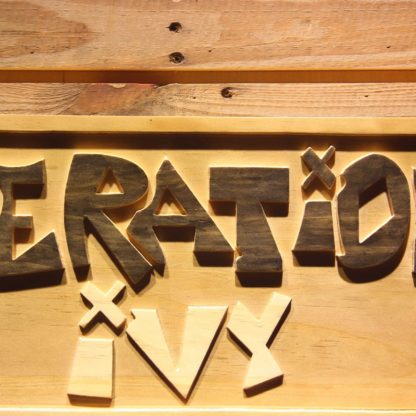 Operation Ivy Wood Sign neon sign LED