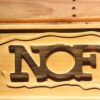 NOFX Border Wood Sign