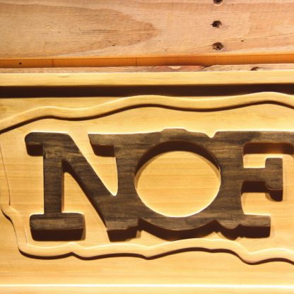 NOFX Border Wood Sign neon sign LED