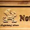 Notre Dame Fighting Irish Helmet Wood Sign