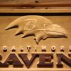Baltimore Ravens 2 Wood Sign