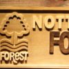 Nottingham Forest FC Wood Sign