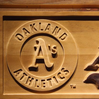 Oakland Athletics Wood Sign neon sign LED