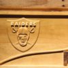 Oakland Raiders Split Wood Sign