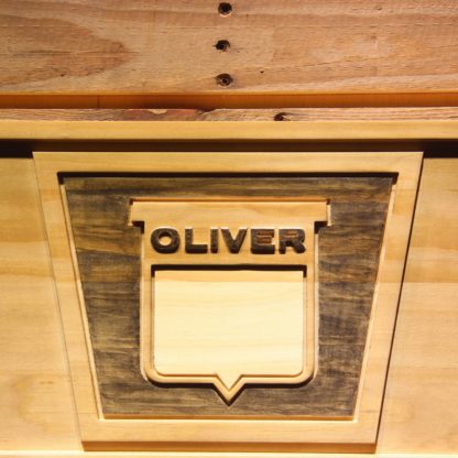 Oliver Old Logo Wood Sign neon sign LED