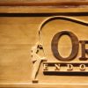 Orvis Endorsed Wood Sign