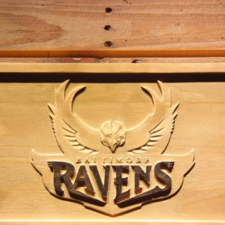 Baltimore Ravens 1996-1998 Logo Wood Sign - Legacy Edition neon sign LED