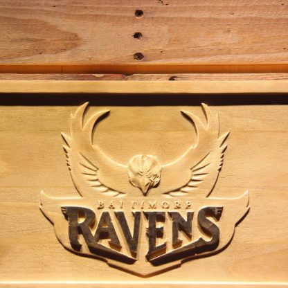 Baltimore Ravens 1996-1998 Logo Wood Sign - Legacy Edition neon sign LED