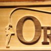 Orvis Wood Sign