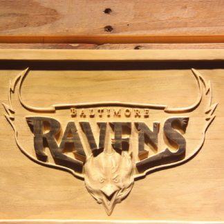 Baltimore Ravens 1996-1998 Wood Sign - Legacy Edition neon sign LED