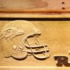 Baltimore Ravens Helmet Wood Sign