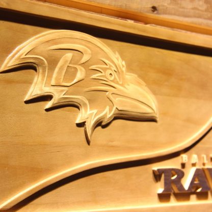 Baltimore Ravens Split Wood Sign neon sign LED