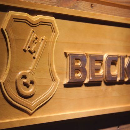 Beck`s Wood Sign neon sign LED