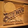 Blue Moon Old Logo Wood Sign