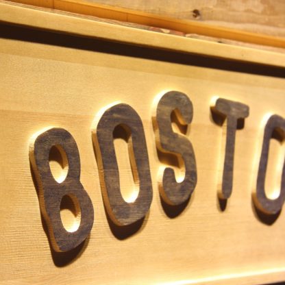 Boston Red Sox 1938-1968 Wood Sign - Legacy Edition neon sign LED