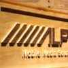 Alpine Mobile Media Solutions Wood Sign