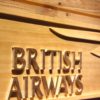 British Airways Wood Sign