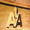 American Airlines Wood Sign