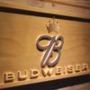 Budweiser Crowned B Wood Sign