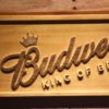Budweiser King of Beers Slanted Wood Sign