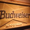 Budweiser King of Beers Wood Sign