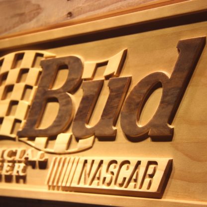Budweiser NASCAR Wood Sign neon sign LED