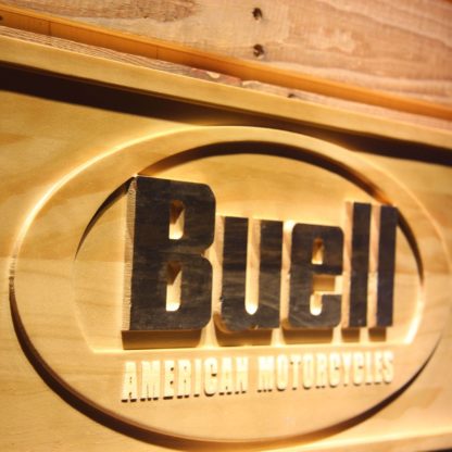 Buell Wood Sign neon sign LED