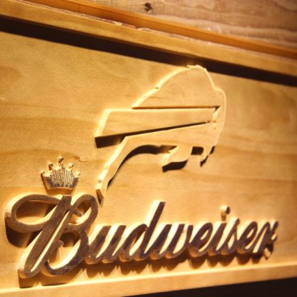 Buffalo Bills Budweiser Wood Sign neon sign LED