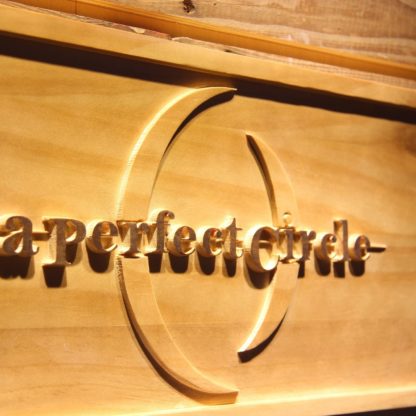 A Perfect Circle Wood Sign neon sign LED
