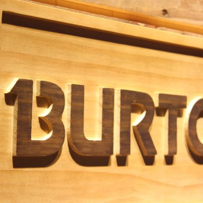 Burton Wood Sign neon sign LED