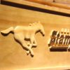 Calgary Stampeders Horse Outline Wood Sign