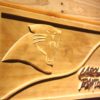 Carolina Panthers Split Wood Sign