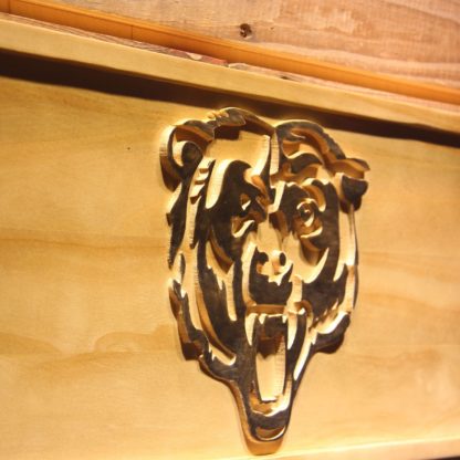 Chicago Bears Bear Logo Wood Sign neon sign LED