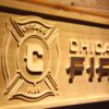 Chicago Fire Wood Sign