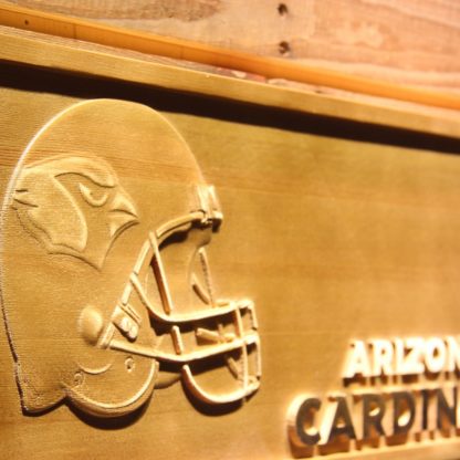 Arizona Cardinals Helmet Wood Sign neon sign LED