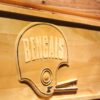 Cincinnati Bengals 1968-1979 Helmet Wood Sign - Legacy Edition