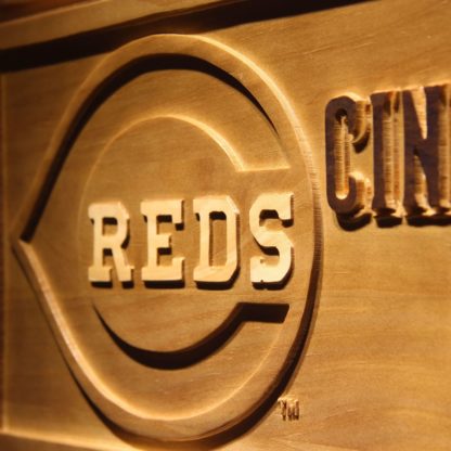 Cincinnati Reds Wood Sign neon sign LED