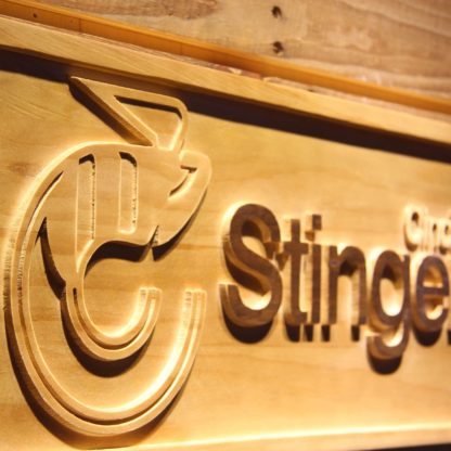 Cincinnati Stingers Wood Sign - Legacy Edition neon sign LED